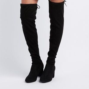 🖤Black Thigh High Boots🖤